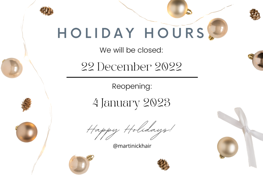 Christmas and New Year Hours